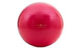 Fitness Republic 65cm Stability Ball Red with Pump (Exercise Ball / Gym Ball)