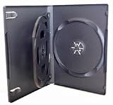 10 STANDARD Black Triple 3 Disc DVD Cases