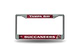 NFL Tampa Bay Buccaneers Chrome Licensed Plate Frame
