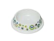 PawProof Small Designer Pet Bowls, Retro Collection, Circle Blue
