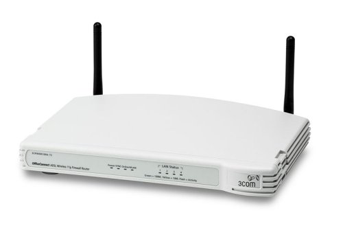 3Com OfficeConnect ADSL Wireless 11g Firewall Router - Wireless router + 4-port switch - DSL - EN, Fast EN, 802.11b, 802.11g