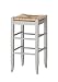 Rush Seat Bar Stool - White (29