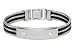 Jewelry : Men's Stainless Steel Bracelet with 18K Gold Screws