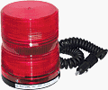Tomar 824MB-1228 Multi Strobe Double/Quad Flash w/ Mag. Mount & 10' Coil Cord Red 12 - 28VDC