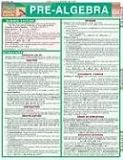 Pre -  Algebra (Quickstudy Reference Guides - Academic)
