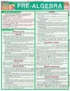 Pre -  Algebra (Quickstudy Reference Guides - Academic)