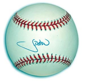 J.D. Drew Signed National League Baseball