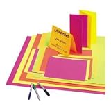 Riverside Paper 104234 Assorted Neon Color Poster Board, 22 x 28, 25 Boards/Carton