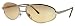 FUNK Sonnenbrille SHAFT 2, silber, hellbraune Gläser