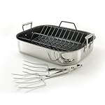 All Clad Stainless Steel Nonstick Baking Rotisserie For sale