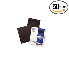 SAIT 84912 9-Inch x 11-Inch Aluminum Oxide (DA-F) 100 Grit Sanding Sheet - 50 Pack