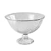 Victoria Pressed Glass Serving Bowl