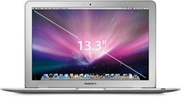 Apple Macbook Air- 1.60GHz Intel Core 2 Duo, 2 GB DDR2, 320GB ATA HD, Intel GMA X3100 graphics ,Apple MacBook Air SuperDrive, 13.3-inch (diagonal) glossy widescreen , Built-in AirPort Extreme Wi-Fi wireless networking (based on IEEE 802.11n draft specification); IEEE 802.11a/b/g compatible, Built-in Bluetooth 2.1 + EDR (Enhanced Data Rate), Mac OS X v10.5 Leopard