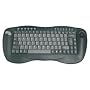 Adesso 2.4 GHz RF Wireless Mini Keyboard with Optical Trackball