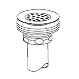 Elkay LK337 Flat Strainer, Stainless Steel