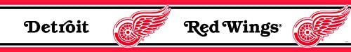 Detroit Red Wings® Licensed Peel-N-Stick Border Bundles