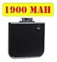 iPadd External Battery for iPhone & iPod - Compact & Slim (Black) 1900mah with On/Off Button & Lighted Power Meter