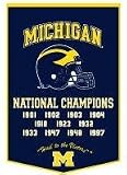 Michigan Wolverines 24x36 Dynasty Wool Banner