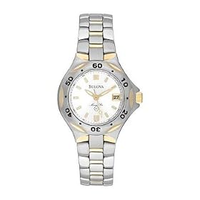 Buy Bulova Marine Star Ladies Two Tone 100 Meter Watch 98U21 by Bulova