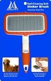 Pet Supplies : Millers Forge Self-clean Soft Slicker Brush - 83255