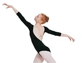 3/4 Sleeve 'V' Front Leotard - L5436