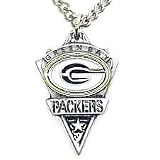Green Bay Packers NFL Chain Necklace & Pewter Pendant
