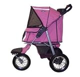 Best Pet Pink Sporty Jogger Pet Stroller