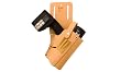 BOURN TOUGH LT-88 Heavy duty leather 45 degree angled cordless drill holster