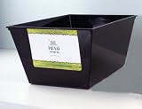 Large Revo Recycled Plastic Flared Bin (Black) (7H x 16W x 11D)