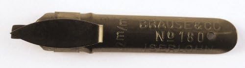 Brause 3180/20 Bandzug Square Nibs 2mm 3 Nibs Per Box