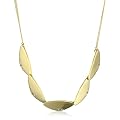 Kenneth Cole New York "Modern Mist" Gold Pave Geometrical Necklace