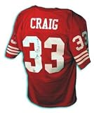 Roger Craig Signed San Francisco 49ers Throwback Red Jersey