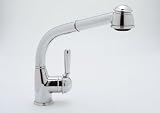 R7903LMAPC Country Side Lever Pull-Out Faucet with Metal Lever in Polished Chrome