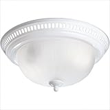 IMAGE OF White Decorative Bath Fan with Light