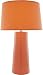 Ceramic Table Lamp - Ashanti Collection Orange Finish