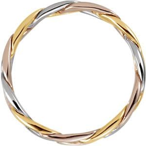 Hand-Woven Tri-Color Band