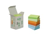 Produkt-Bild: Post-it&reg; Recycling-Haftnotizen Pastel Rainbow (38 mm x 51 mm) 6 Bl&ouml;cke mehrfarbig
