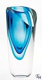 Badash Murano Style Azure Vase 9"