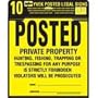 "Posted" Legal Sign Kit