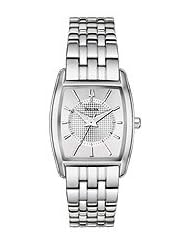 Bulova Womens 96L130 Silver Dial Bracelet Watch