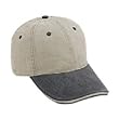 Otto Caps - Washed Pigment Dyed Cotton Twill Sandwich Visor Low Profile Pro Style Caps
