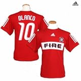 Adidas Chicago Fire Blanco Youth Home Player Tee
