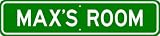 MAX ROOM SIGN - Personalized Gift Boy or Girl, Aluminum