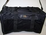 Firstrax Noztonoz Black Canvas Soft Sided Pet Carrier