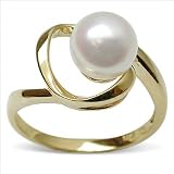 Destiny Japanese Akoya Cultured Pearl Ring, Size Option Available