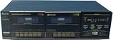 Mitsubishi Cassette Double Tape Recorder Player Deck