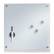 Zeller 11600 Memobord, Glas / 40 x 40, wei�