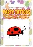 Party Pack of 10 Ladybird Tattoos