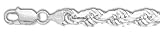 Sterling Silver 30 Inch X 8.0 mm Rope Chain Necklace - Italian