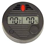 Super Accurate Adjustable Round Digital Hygrometer